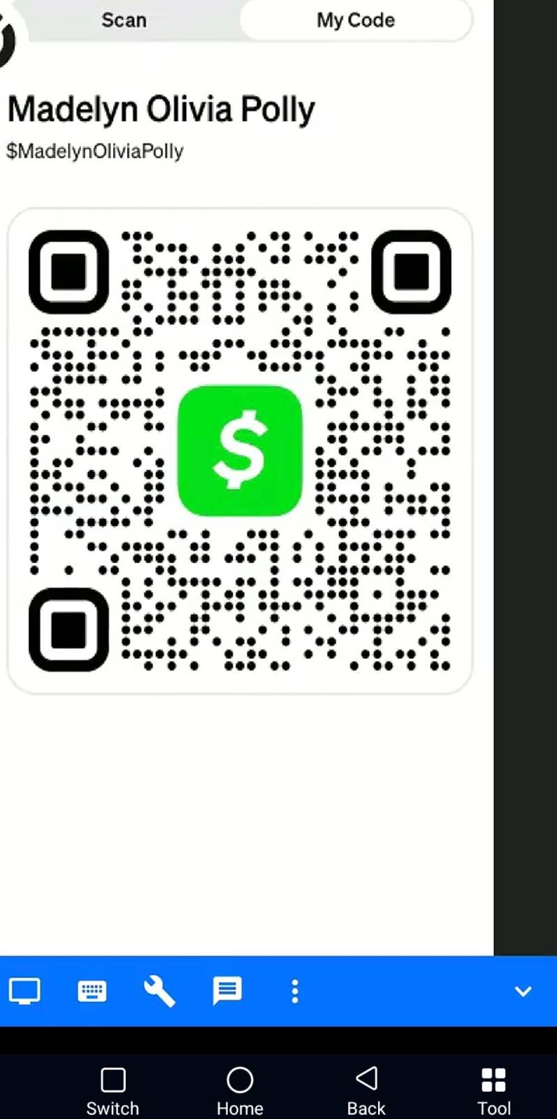 Cash App QR code